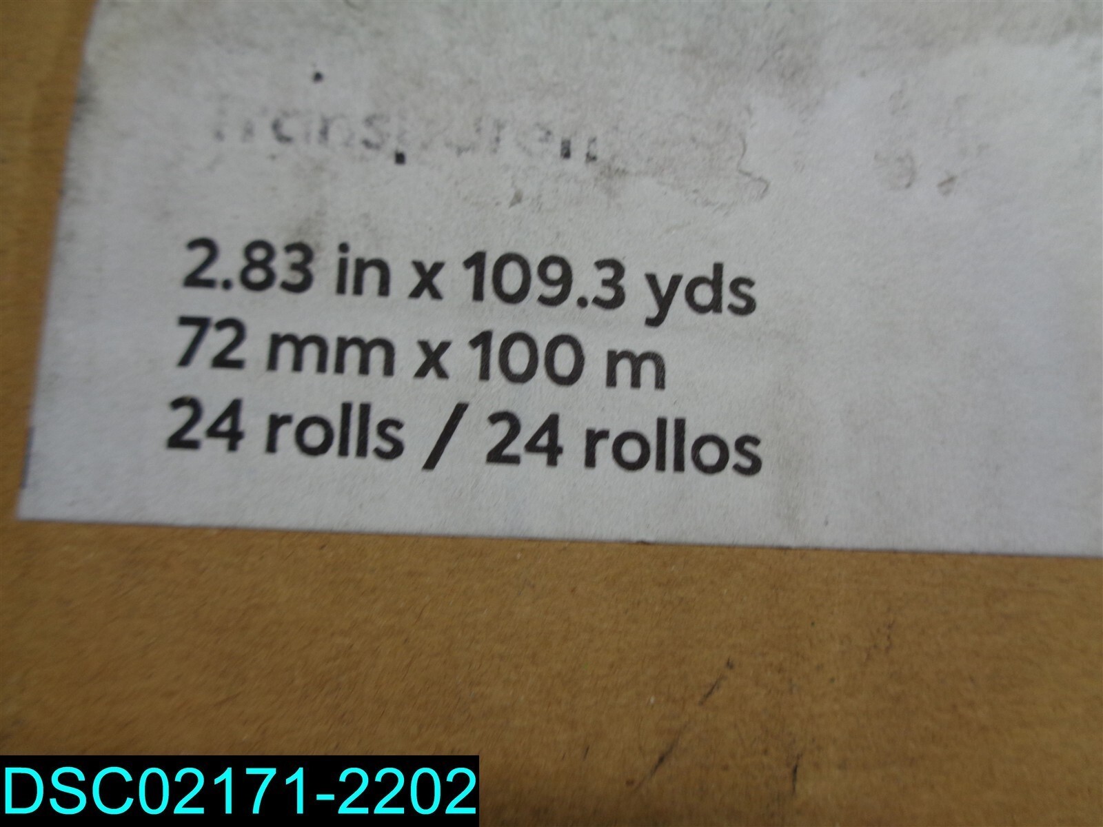 QTY=21: Coastwide Professional 3″ x 110 yds. Industrial Packing Tape Clear
