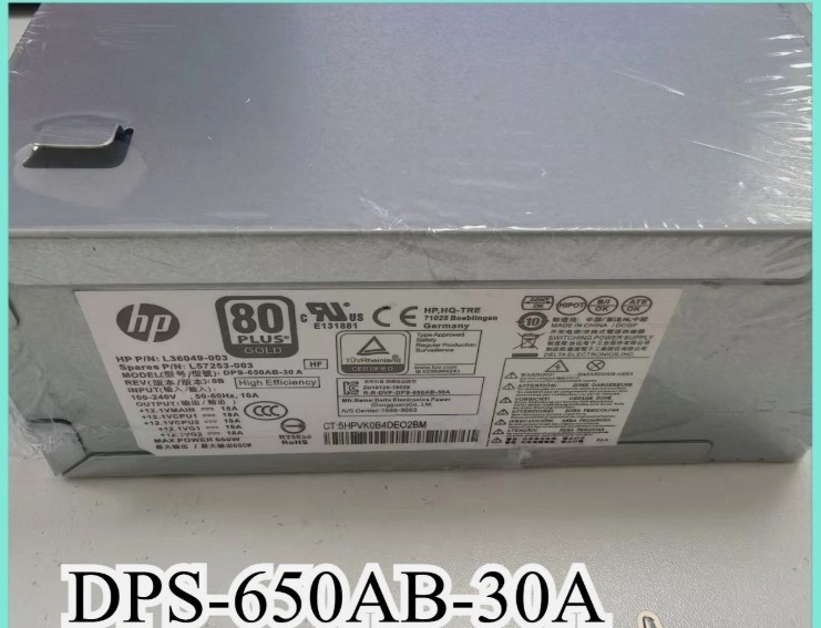 DPS-650AB-30A For NEW HP Z2 G4 Minitower Power Supply,650W,L36049-003,L57253-003