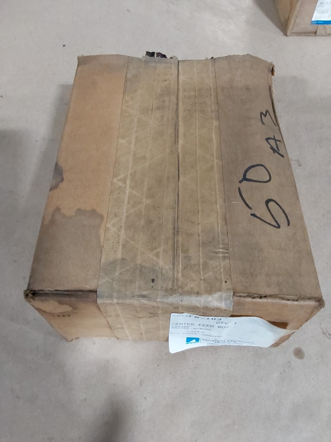 AMERACE, FR-103 CENTER FEED BOX 100 AMP 250VDC-575VAC