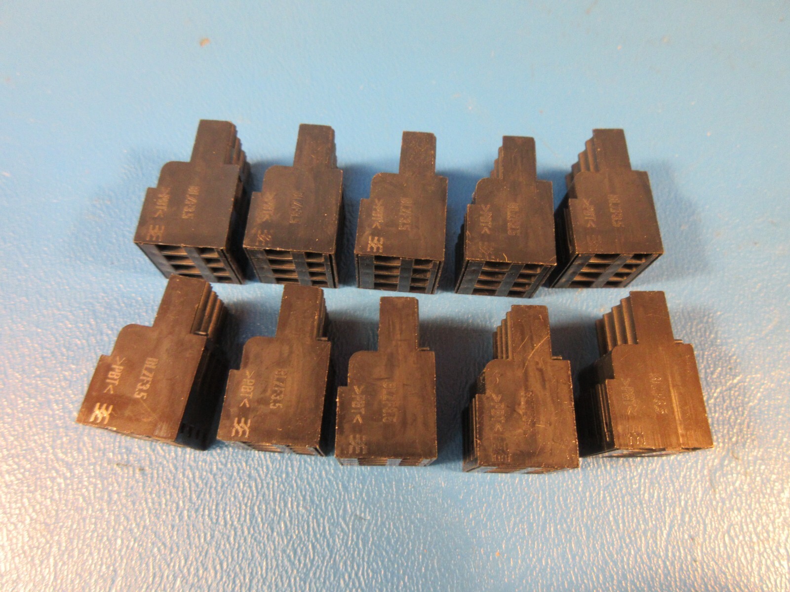 LOT OF 10 Weidmuller 1690440000, BLZF 3.50/04/180 SN BK, PCB Female Plug-in