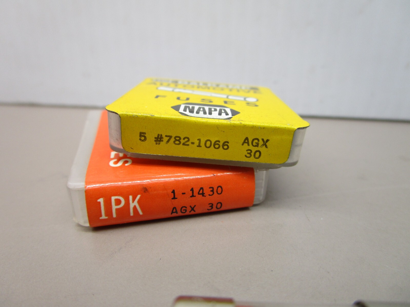 x10 Automotive Fuse Barrel Style AGX30 Fast Acting Glass 30 Amp Rating