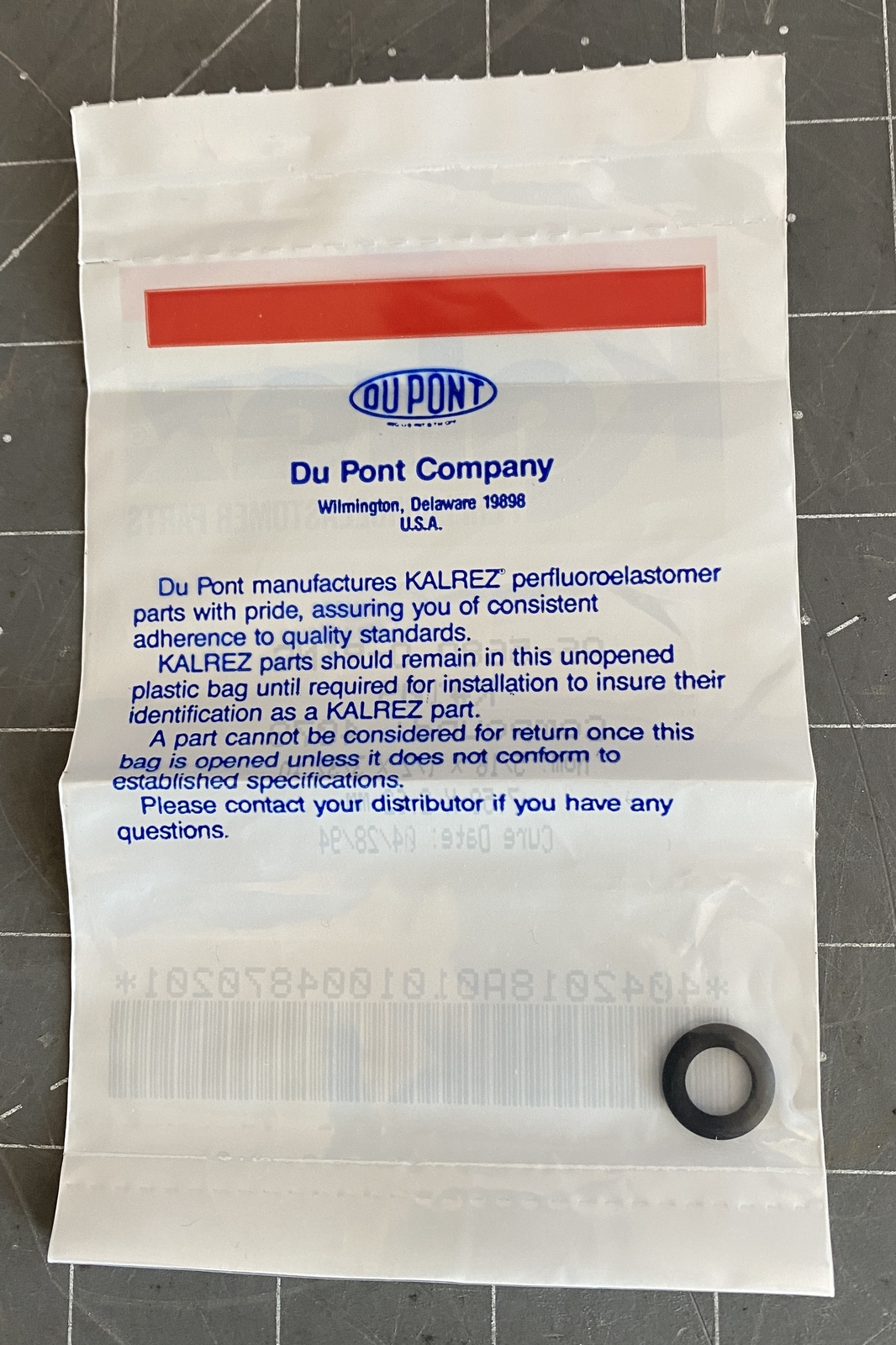 Kalrez O-Ring AS-568A Compound 4079 PN: K#109