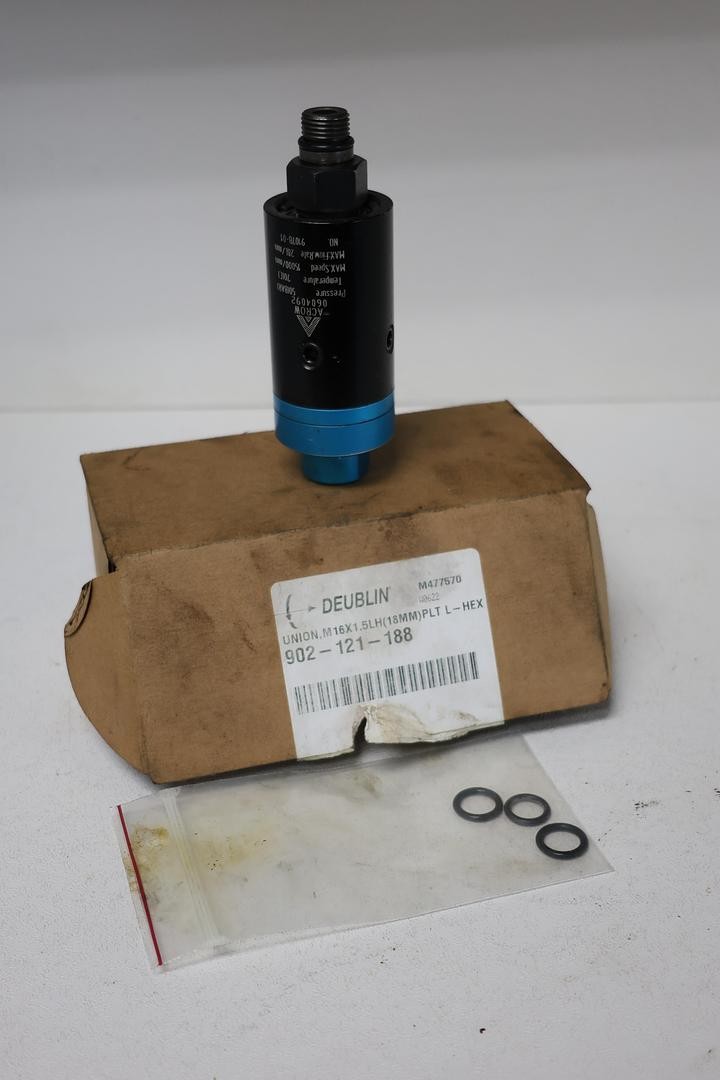 Used Deublin Rotary Joint Union 902-121-188 Original Packaging Included GHA-184