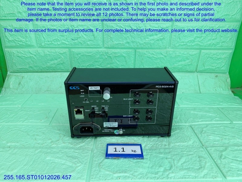 CCS PD3-5024-4-EI Control Unit MISSING LAMP as in photos, sn:9464, Tested, DHL