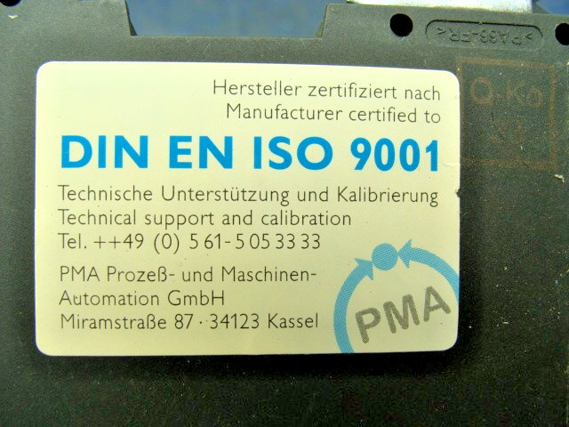 PMA TB45-111-00000-000 TEMPERATURE LIMITER MONITOR CONTROLLER