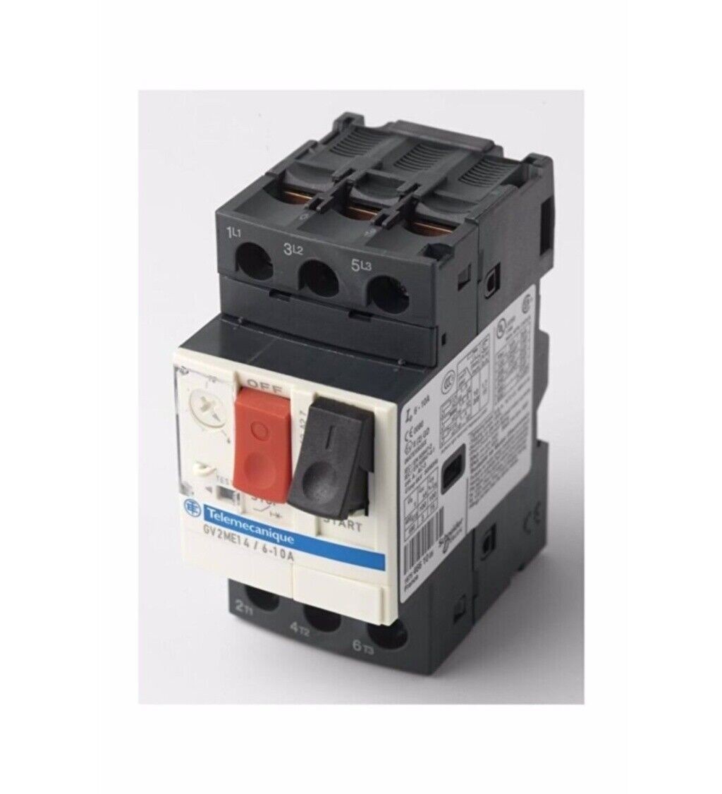 Telemecanique GV2ME14/6-10A 034313 motor-ptotective w. breaker 3-pin 6-10 A
