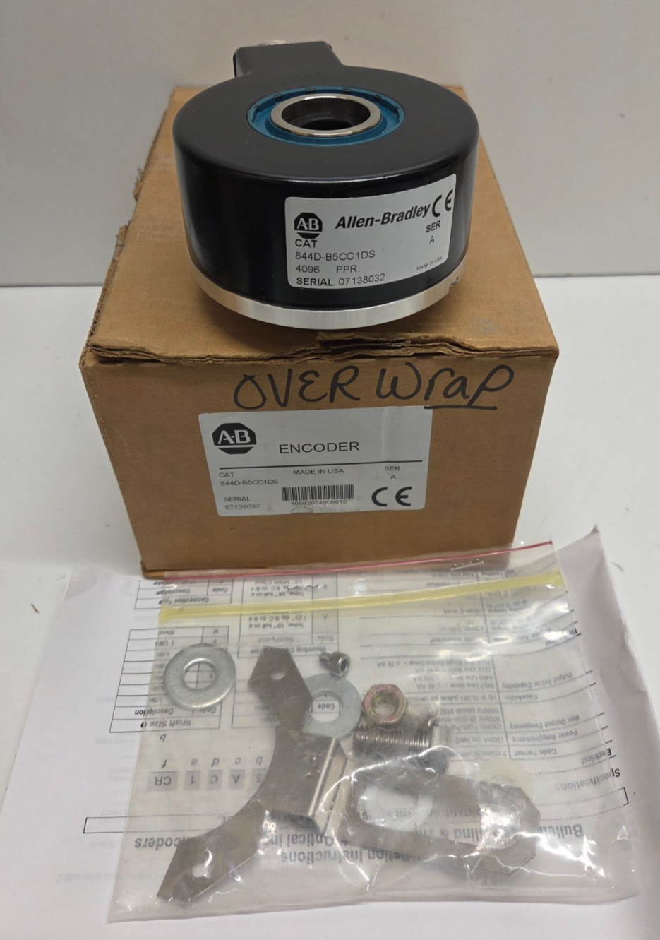 NEW OLD STOCK! ALLEN-BRADLEY ROTARY ENCODER 844D-B5CC1DS