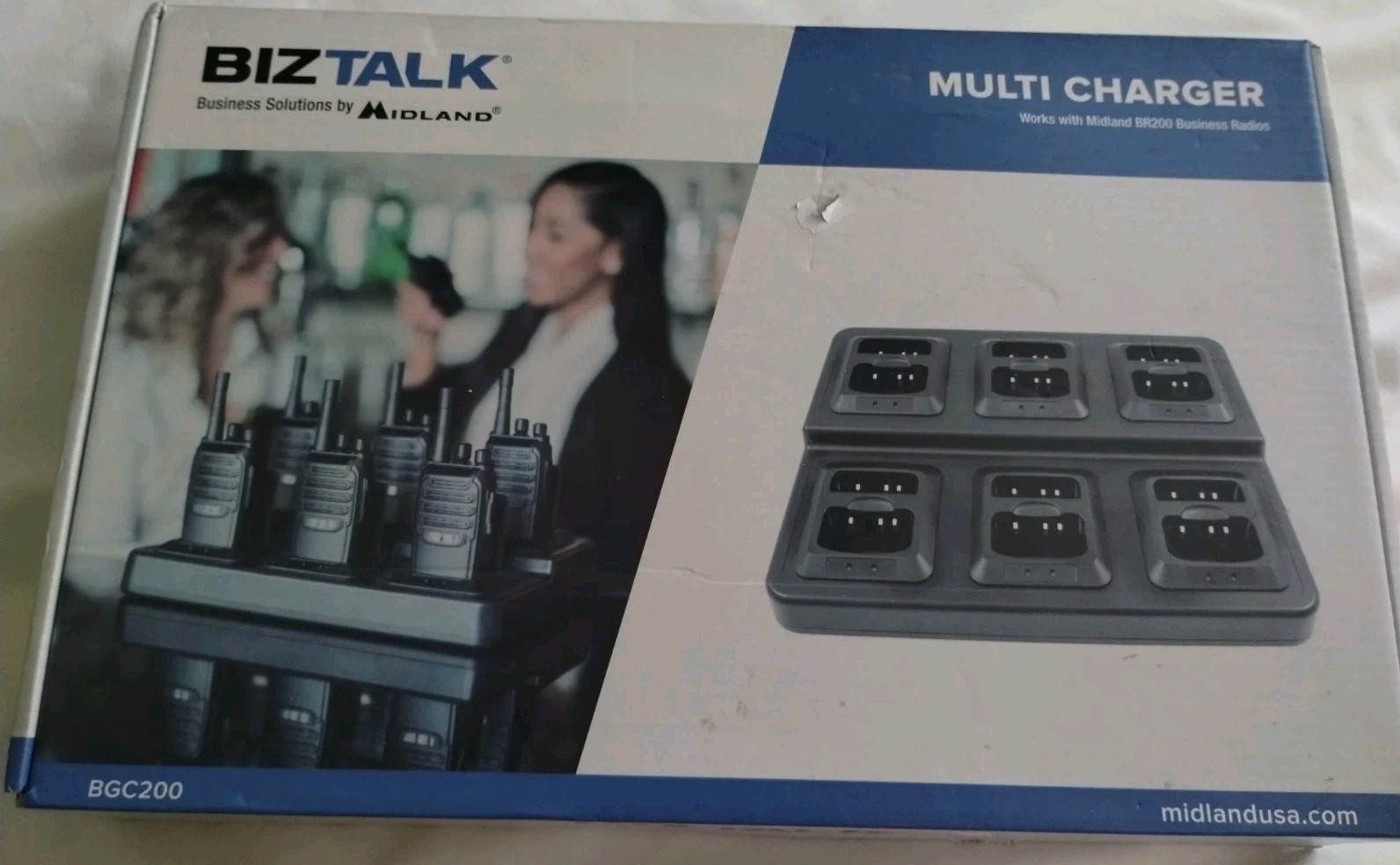 GREAT MIDLAND BGC200 MULTI CHARGER WORKS WITH BIZTALK BR200 BUSINESS RADIOS