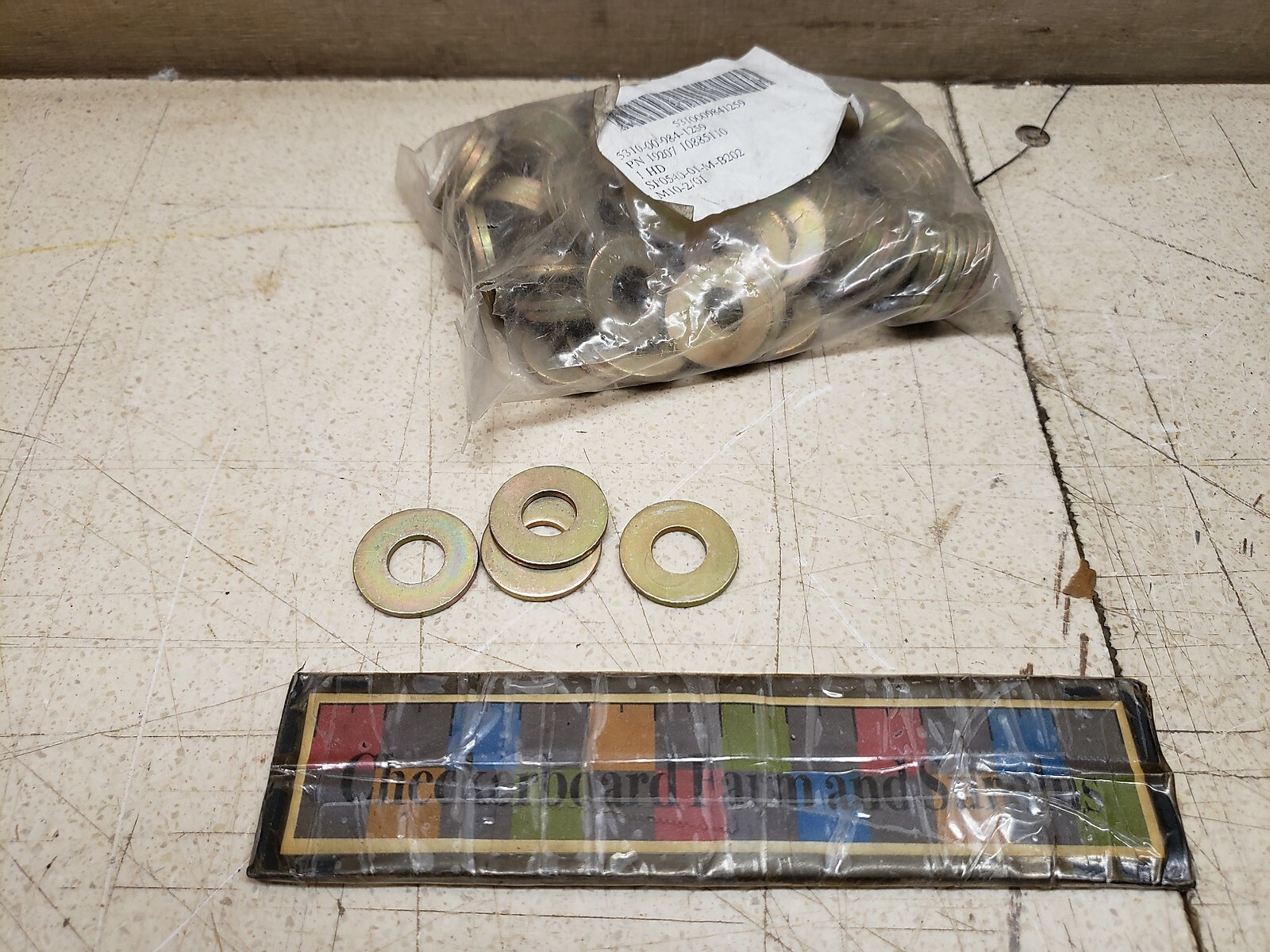 Qty-100 NOS Flat Washer 10885110 5310009841259 7/16″ x 1″ Cadmium