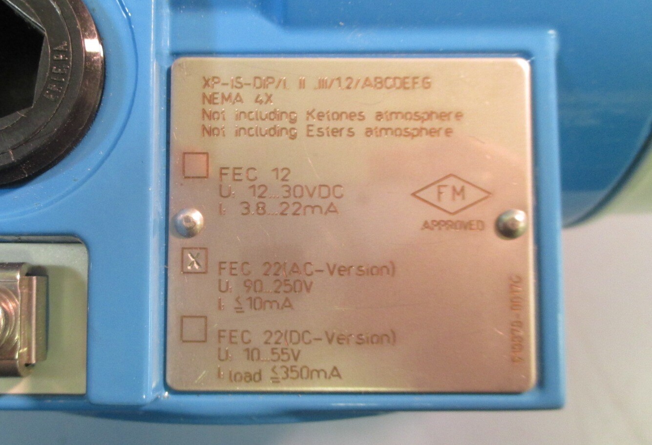 New Endress+Hauser Multicap DC12TA-K11FC1BMS1 4.5″ FEC 22