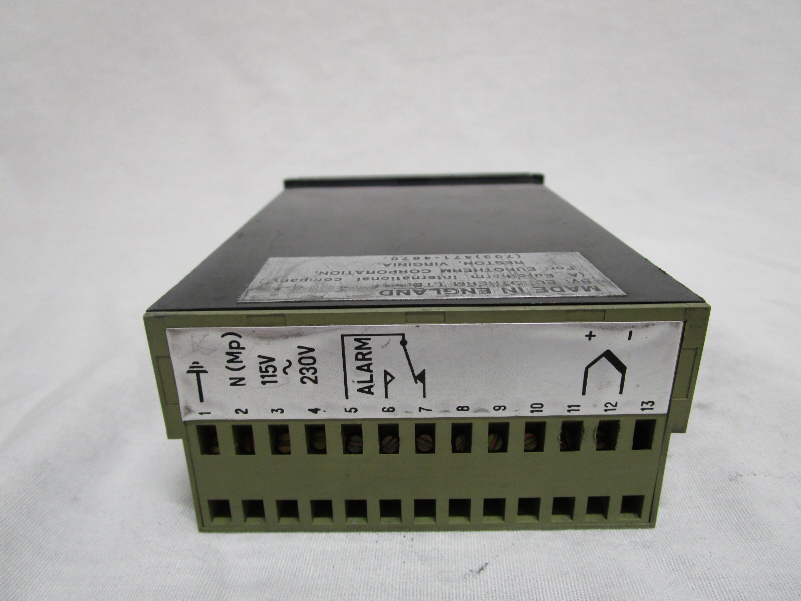EUROTHERM 106/HL/R/0-1600C/115V/S/RB TEMPERATURE CONTROL HIGH LIMIT ALARM