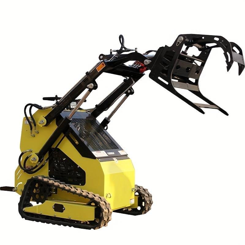 Mini Skid Steer Log Grapple Attachment | 200lb Heavy-Duty Quick Connect