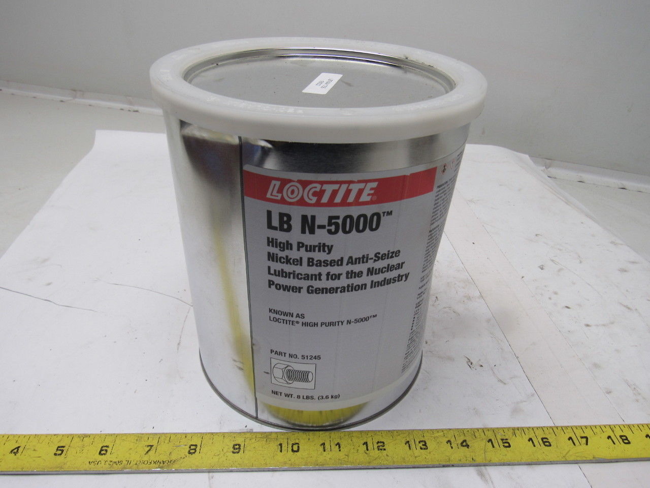 Loctite 51245 LB N-5000 High Purity Anti-Seize Lubricant 2400°F 8LB Can