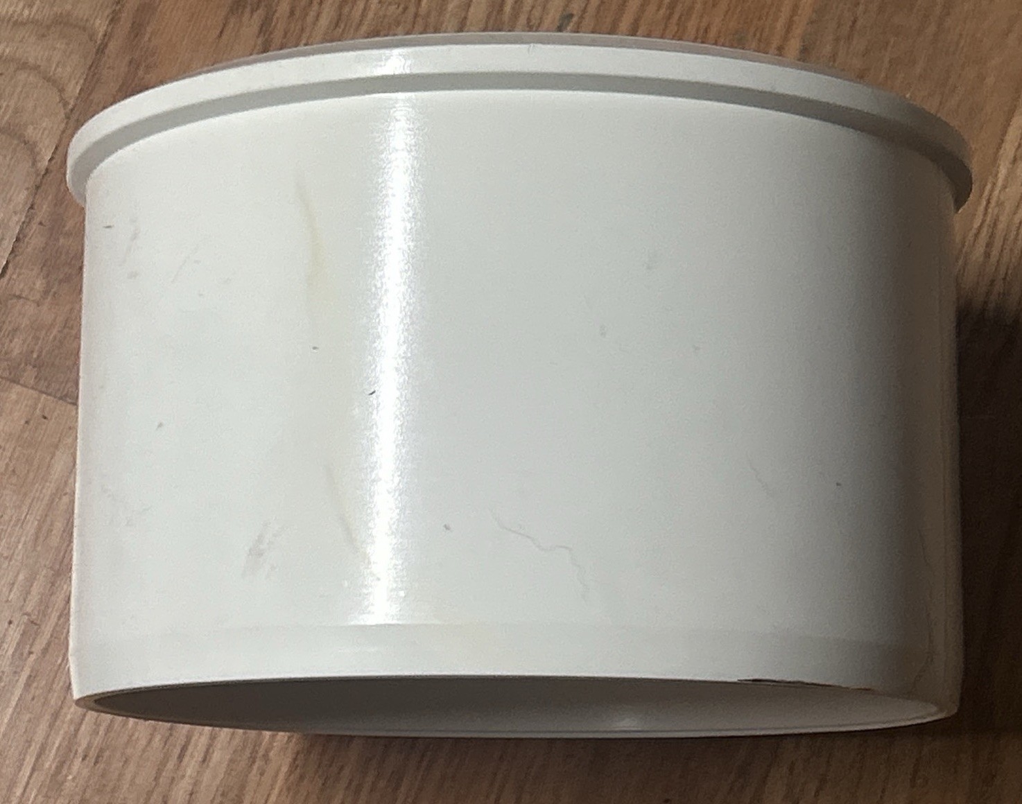 8-Inch End Cap for A DR35 PVC PSM SWR Sewer Pipe Solvent Weld USA Made