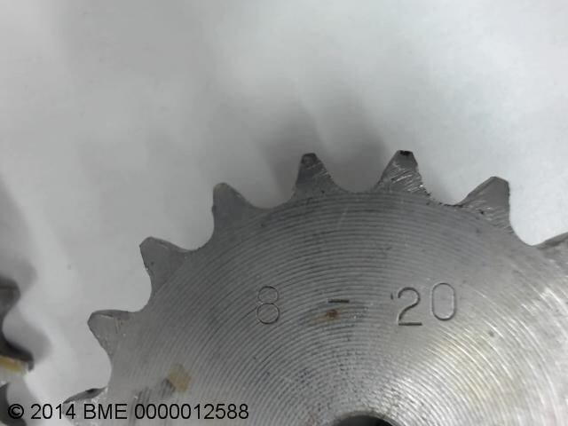 Ametric 8-20, 8 Chain, 20 Teeth, 8 Mm Bore