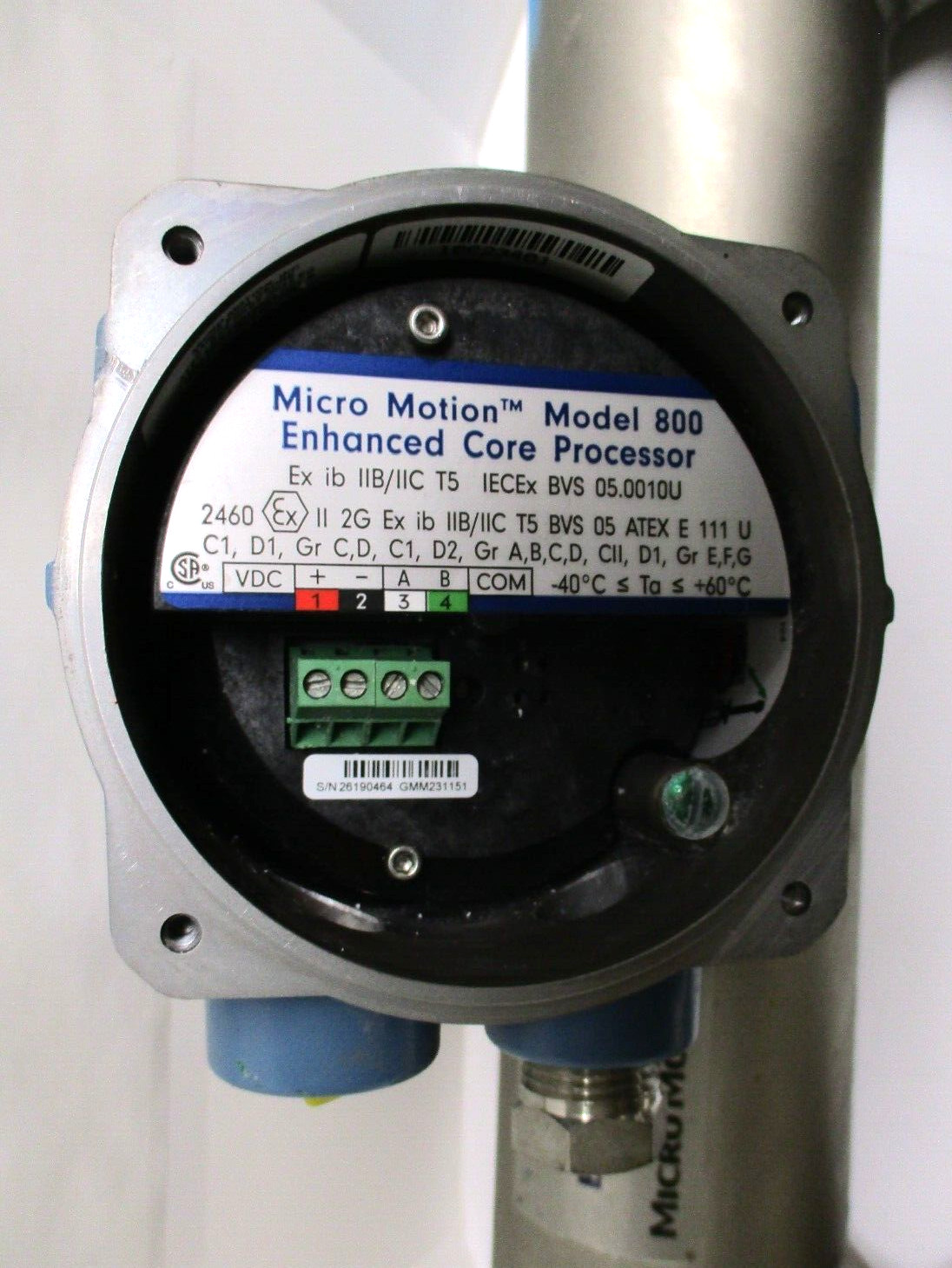 MICRO MOTION, CMF100M328N2BAEZZZ , 1″ 150 SST MASS FLOW SENSOR , SURPLUS