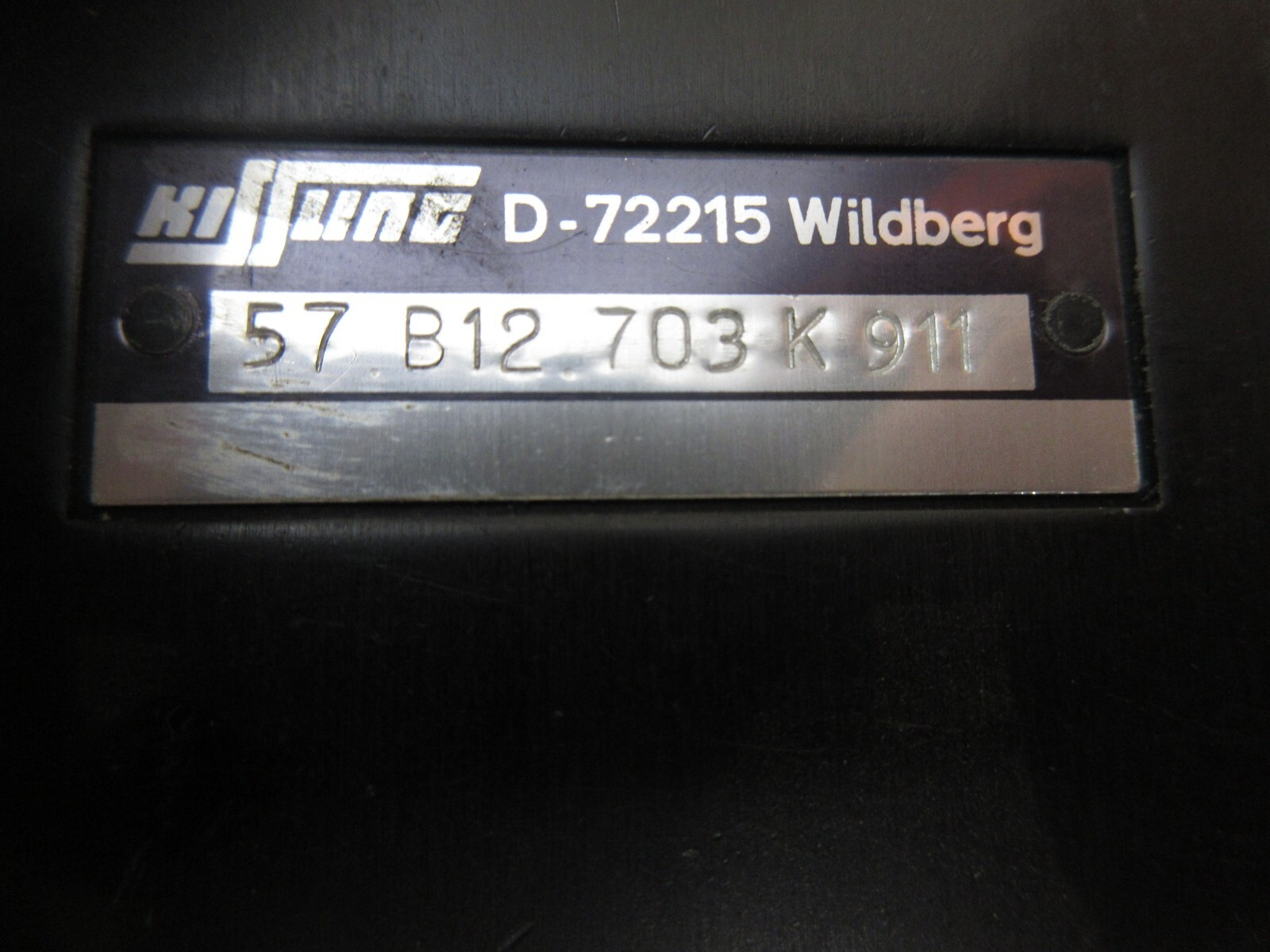 KISSLING LIMITI SWITCH 57 B12 703K 911 57B12703K911 EACH 1