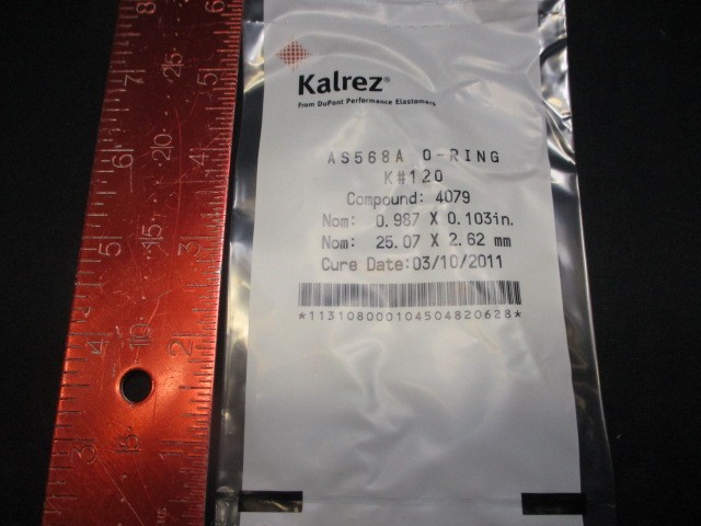 KALREZ AS568A-K120 O-RING, KALREZ ID.987 CSD.103