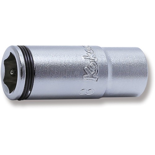 KO-KEN 2350X-8 6.35mm socket Nut Grip Semi-Deep Socket