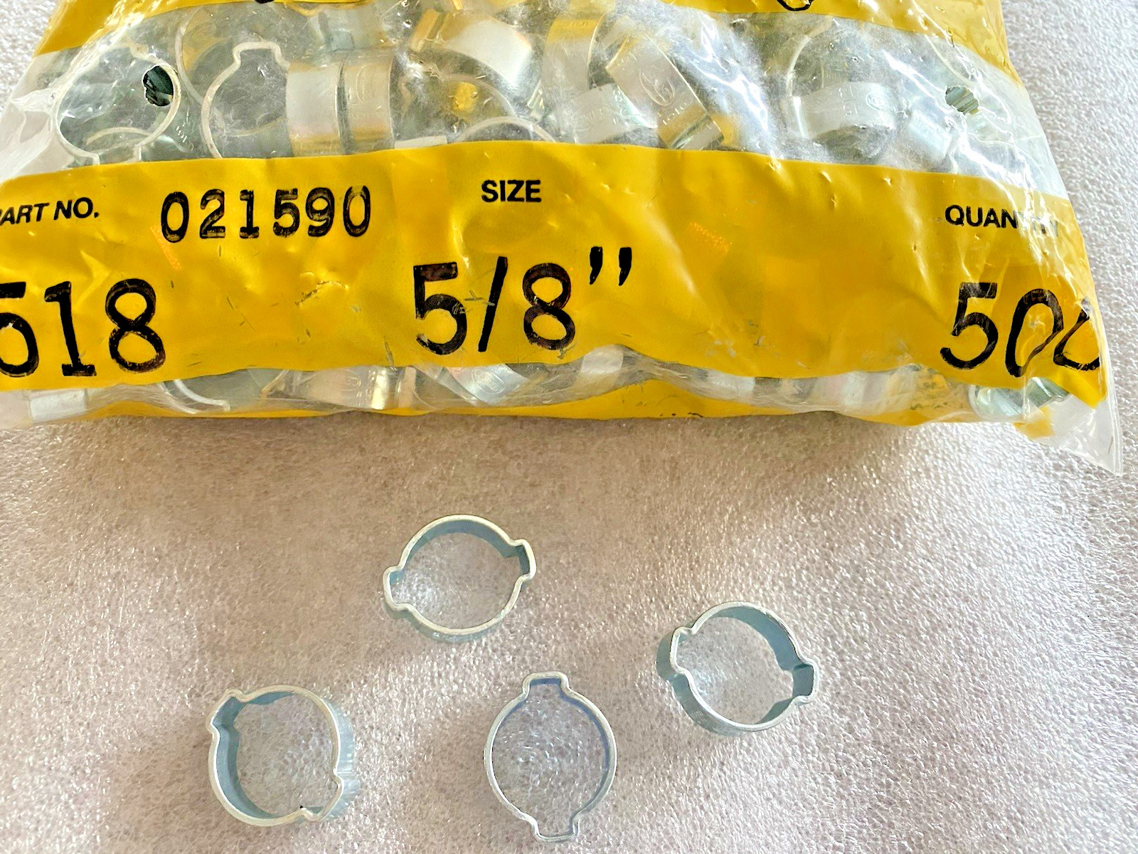 NOS Oetiker 1518 2-EAR 5/8″ CLAMP (Bag of 500pcs) *FREE SHIPPING*