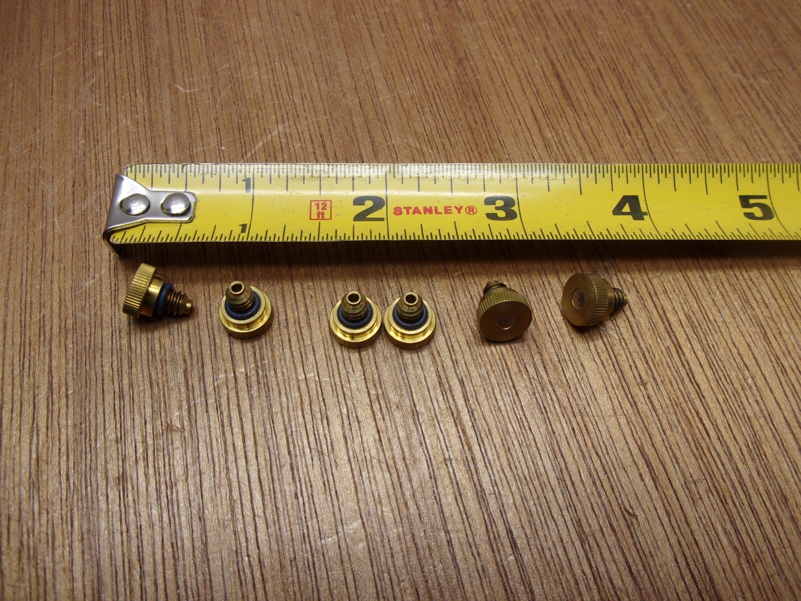 (Qty.6) Dayton 477079 Replacement Air Circultor Misting Nozzles Brass USA