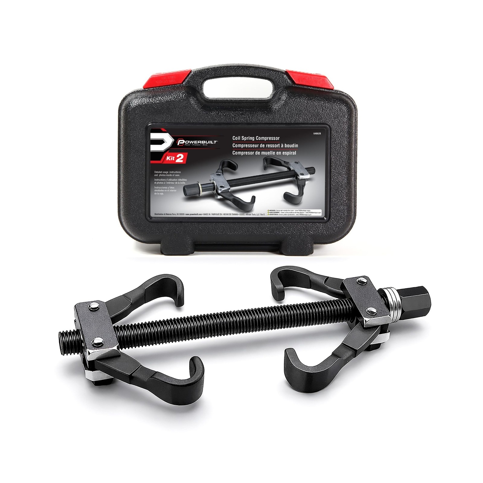 Powerbuilt Strut Coil Spring Compressor Tool Kit, Compress, Rem… FAST USA SHIP