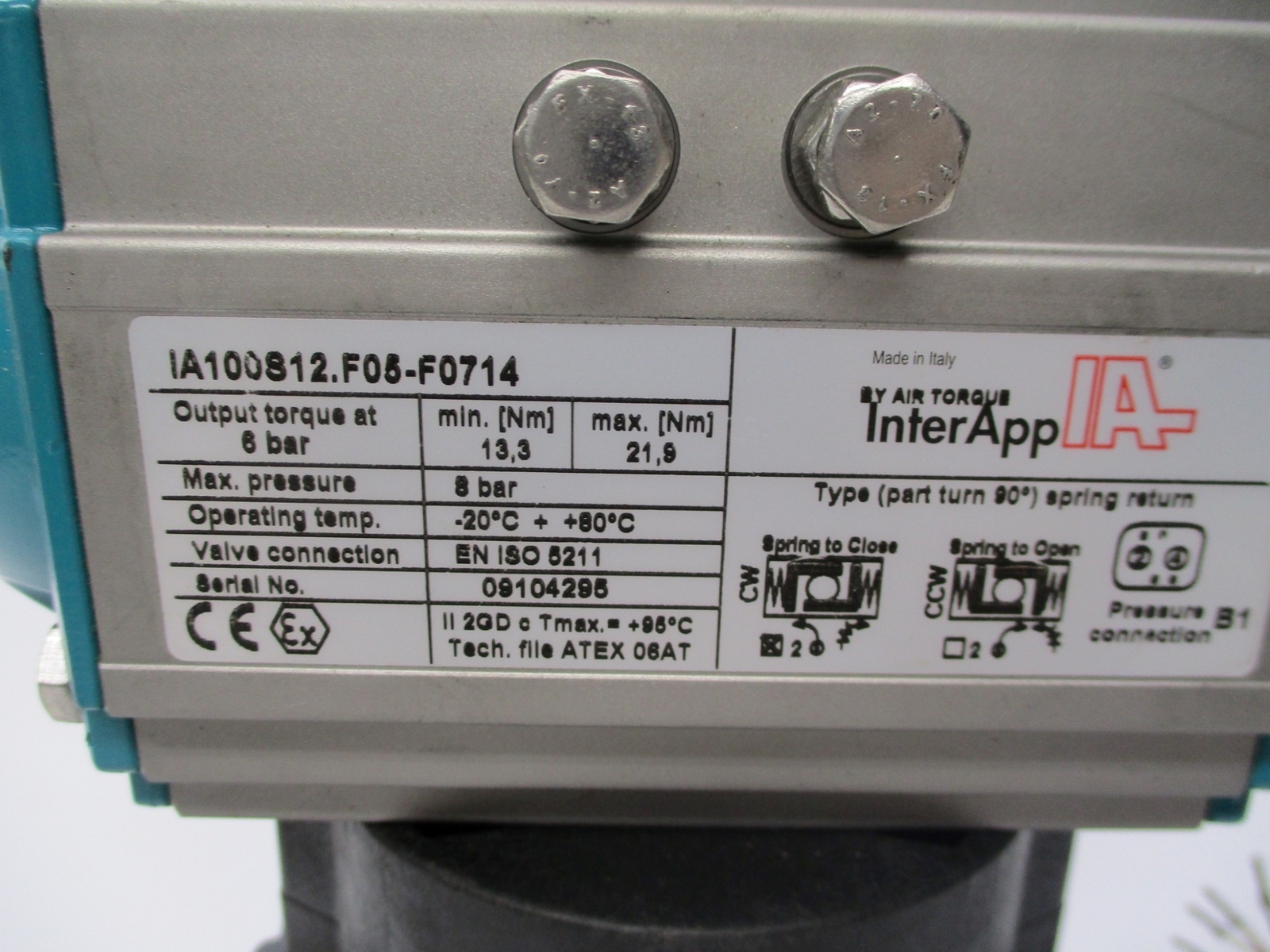 INTERAPP IA100S12.F05-F0714 (AS PICTURED) UNMP