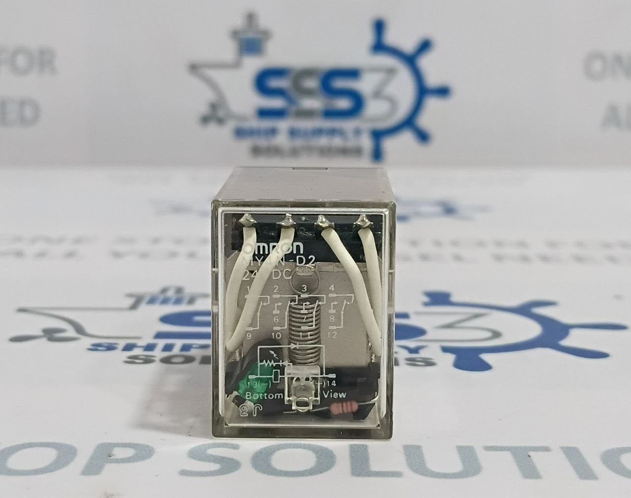 Omron MY4N-D2 Power Relay Coil Voltage 24VDC (Unused New)