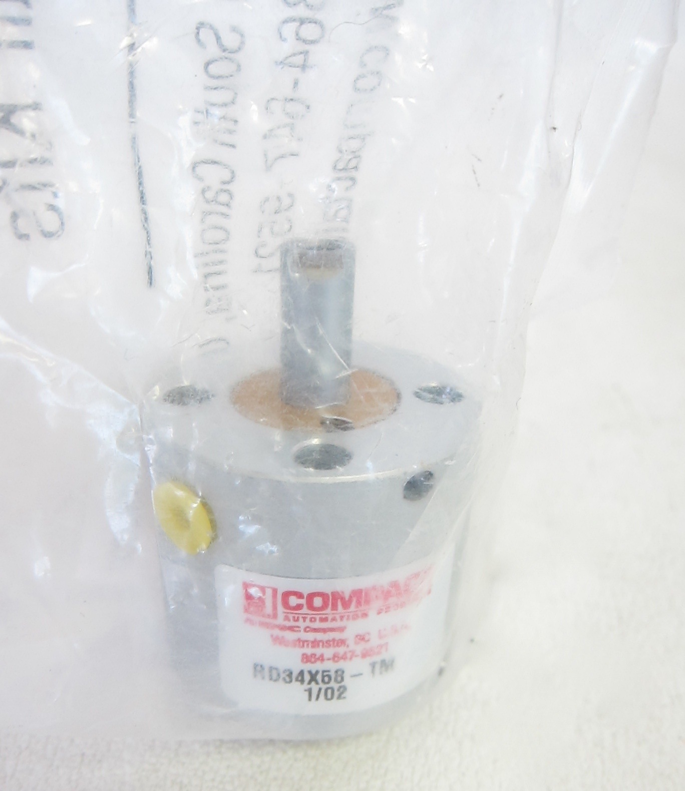 Sealed Compact Automation RD34X58-TM 1/02 Cylinder