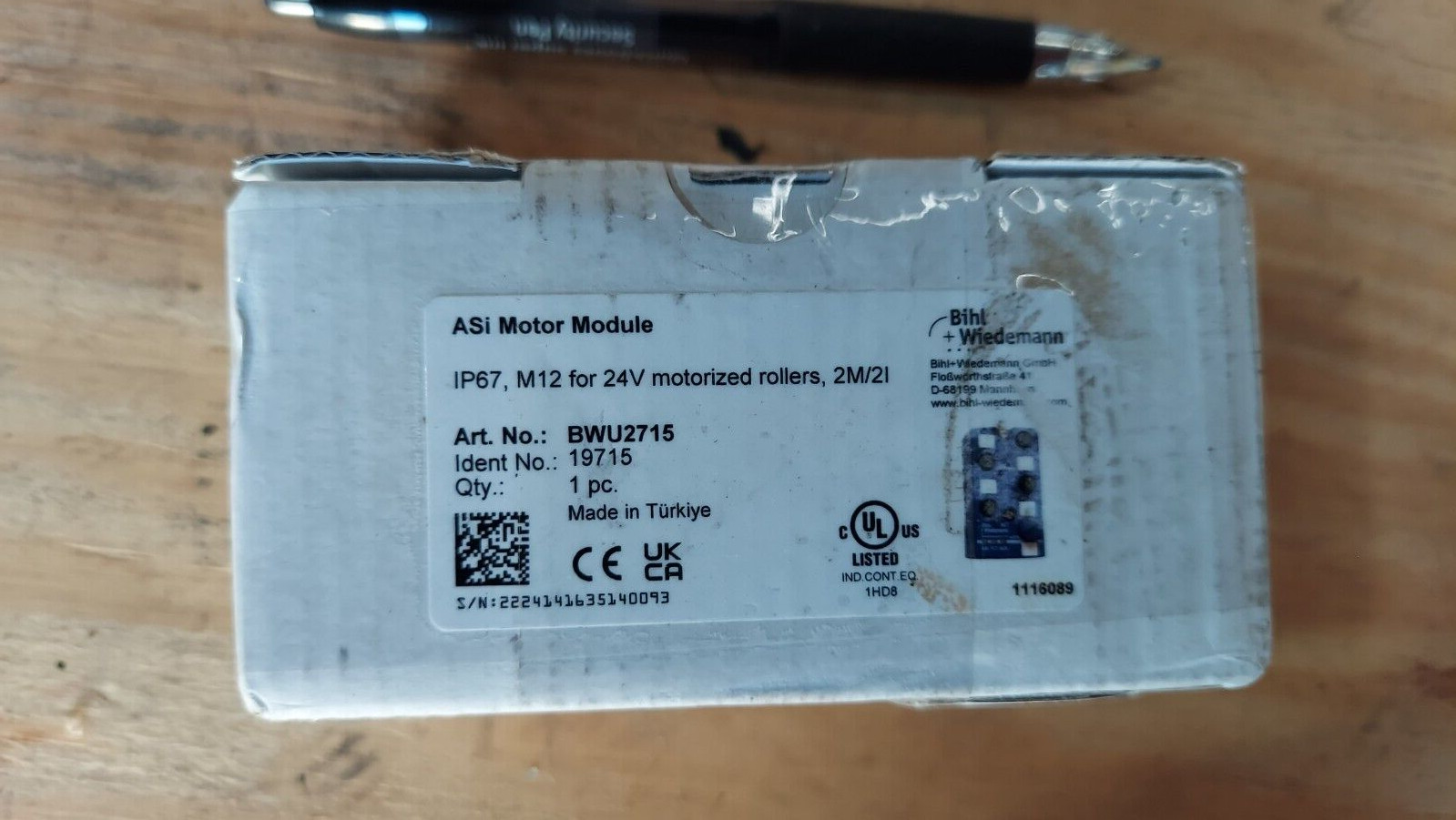 New Bihl + Wiedemann BWU2715 19715 ASi Motor Module
