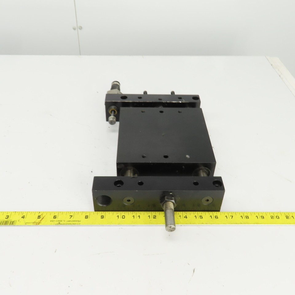 PHD BS061X2-D 6-3/4″x 6-3/4″ Base Slide Assembly 2-1/8″ Stroke W/Adjustable Stop