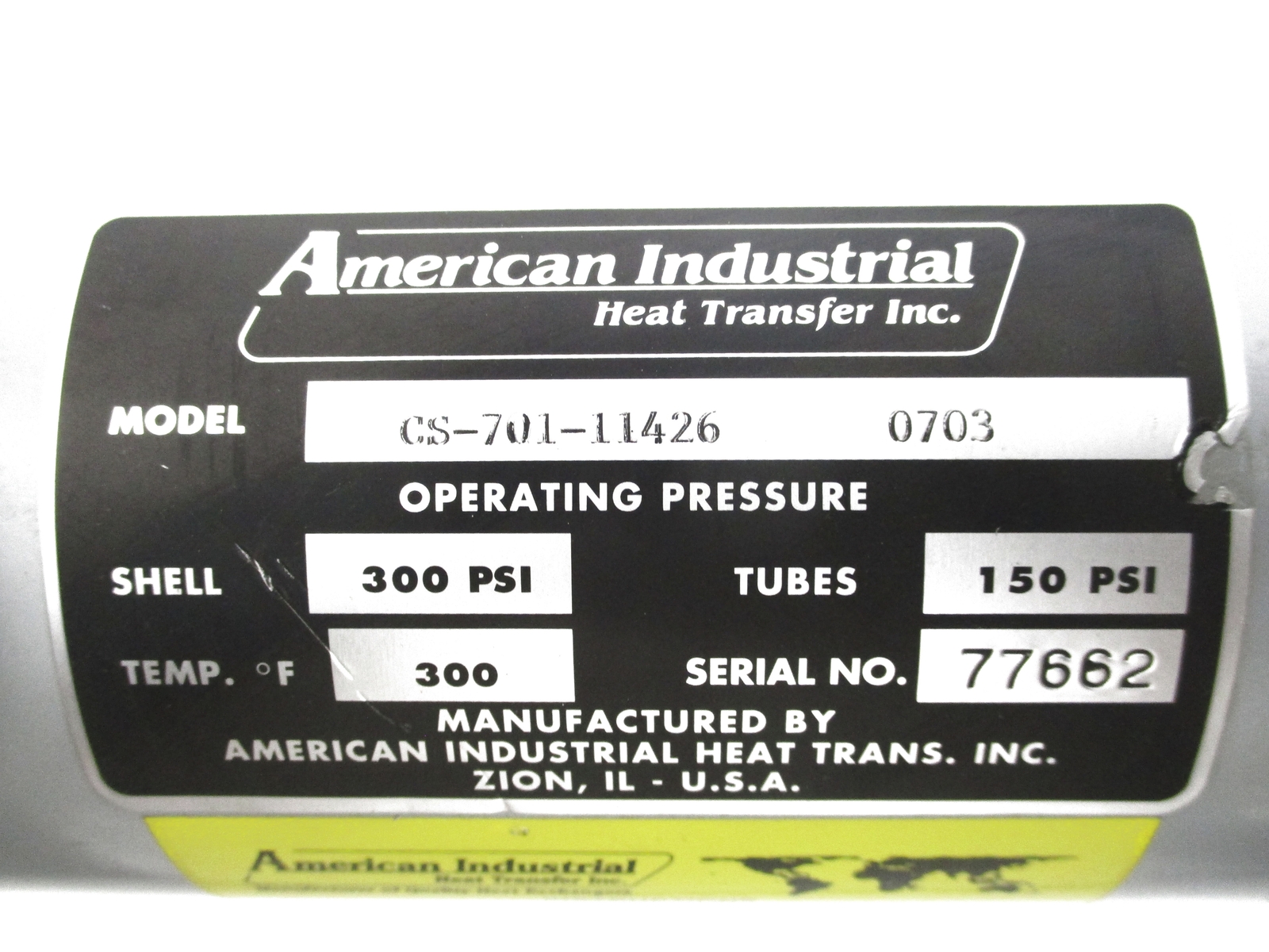 AMERICAN INDUSTRIAL CS-701-11426 NSNP