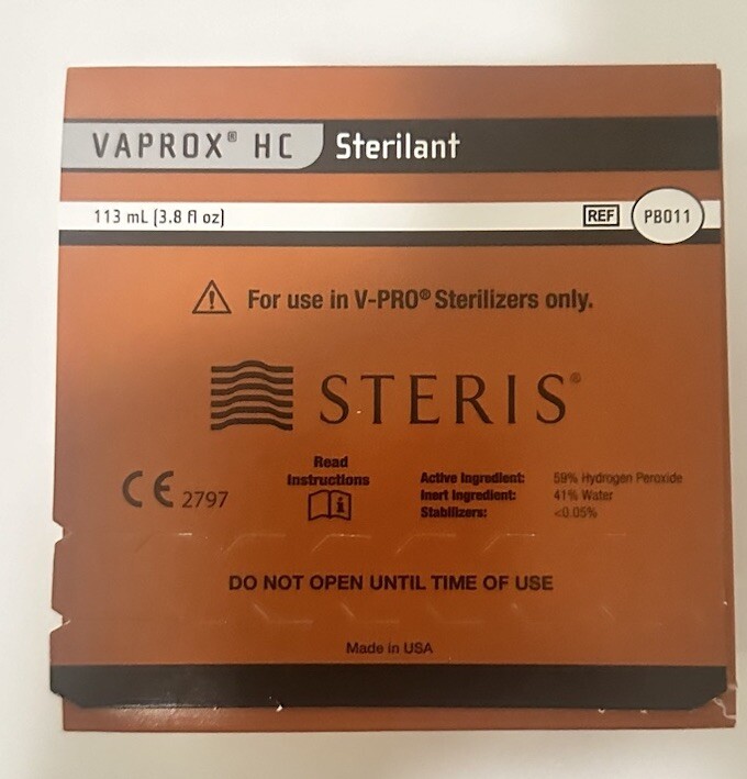 STERIS PB011 Vaprox HC Sterilant Expiration 2024-11-24 Sterrad