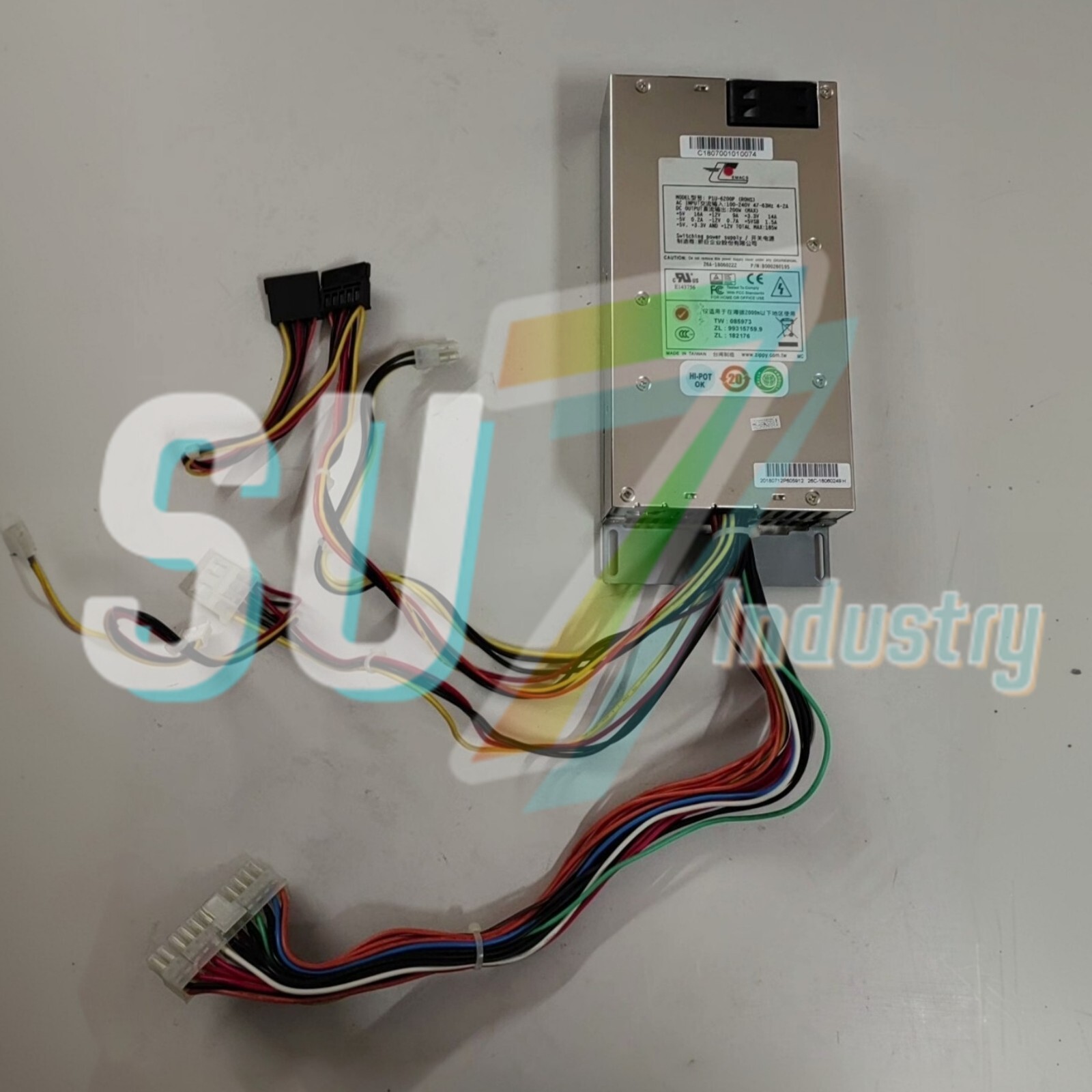 EMACS P1U-6200P Server Power Supply# 1pcs New In Box