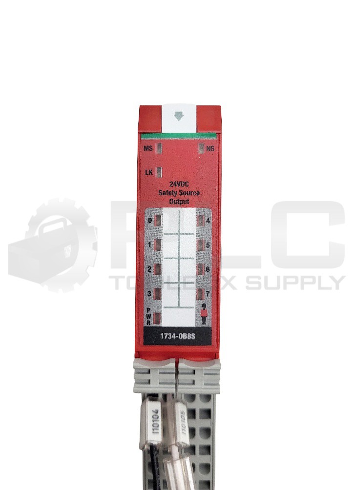 ALLEN BRADLEY 1734-OB8S /B TERMINAL BASE W/ 1734-MB /A W/ 1734-RTBS /A