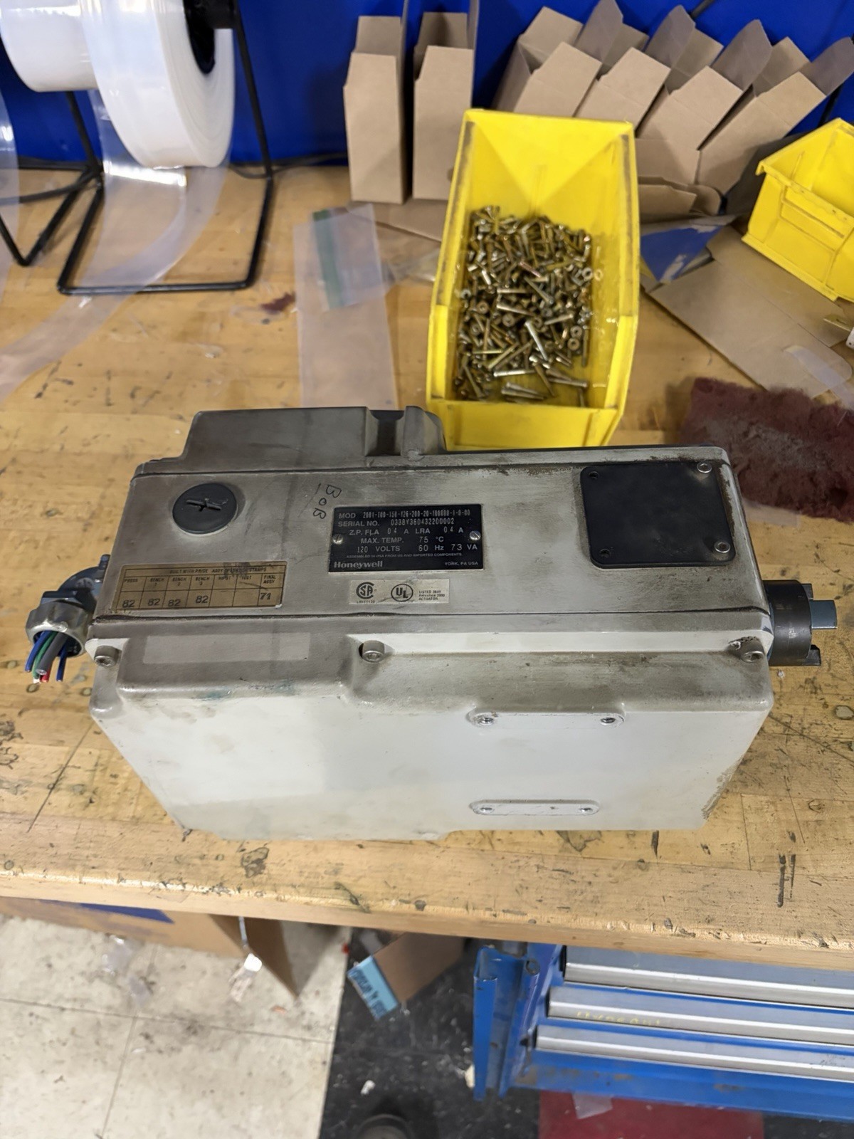HONEYWELL 2001-100-150-126-200-20-100000-1-0-00 ACTUATOR S90 USED