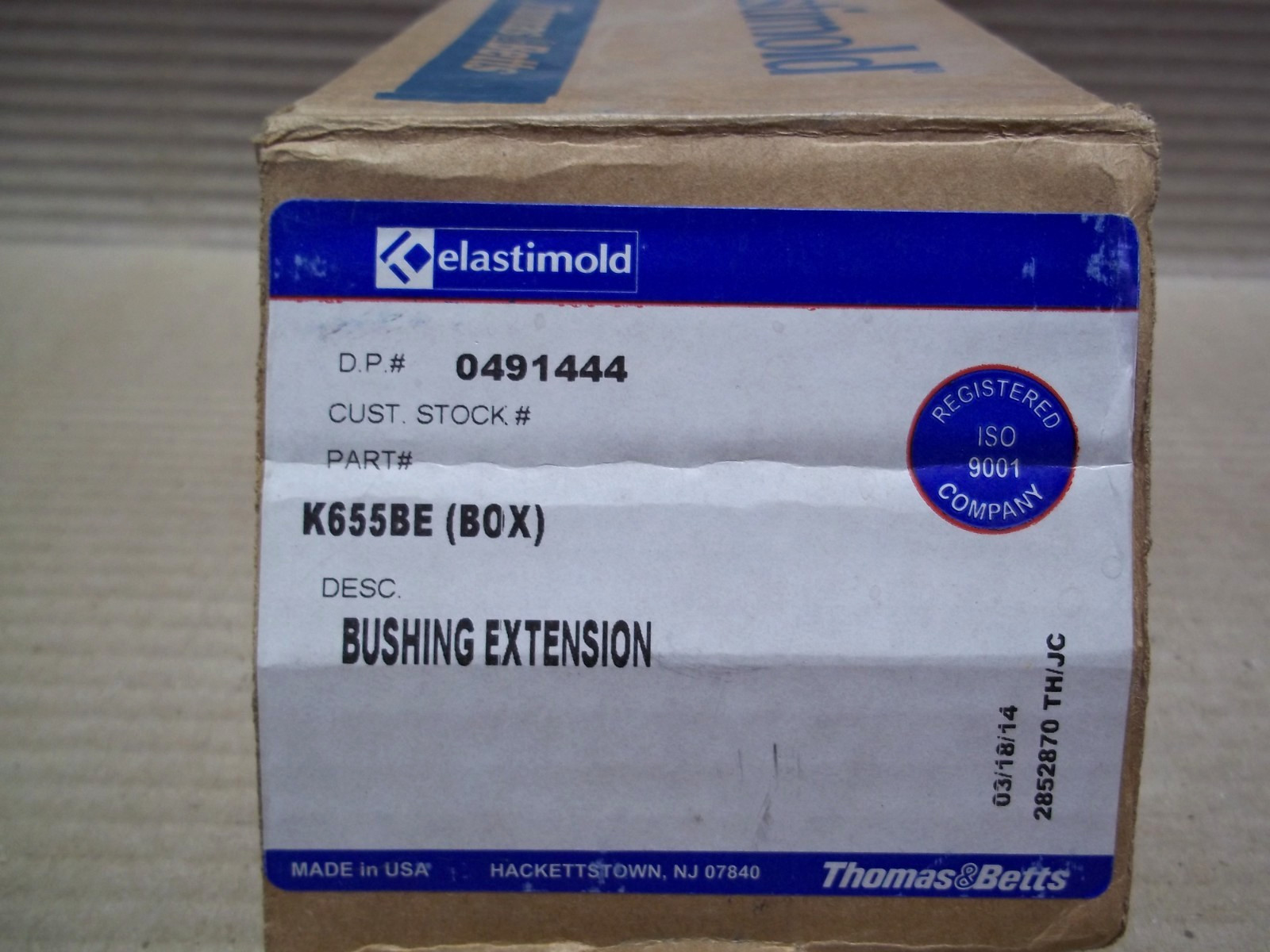 New Elastimold K655BE Bushing Extension