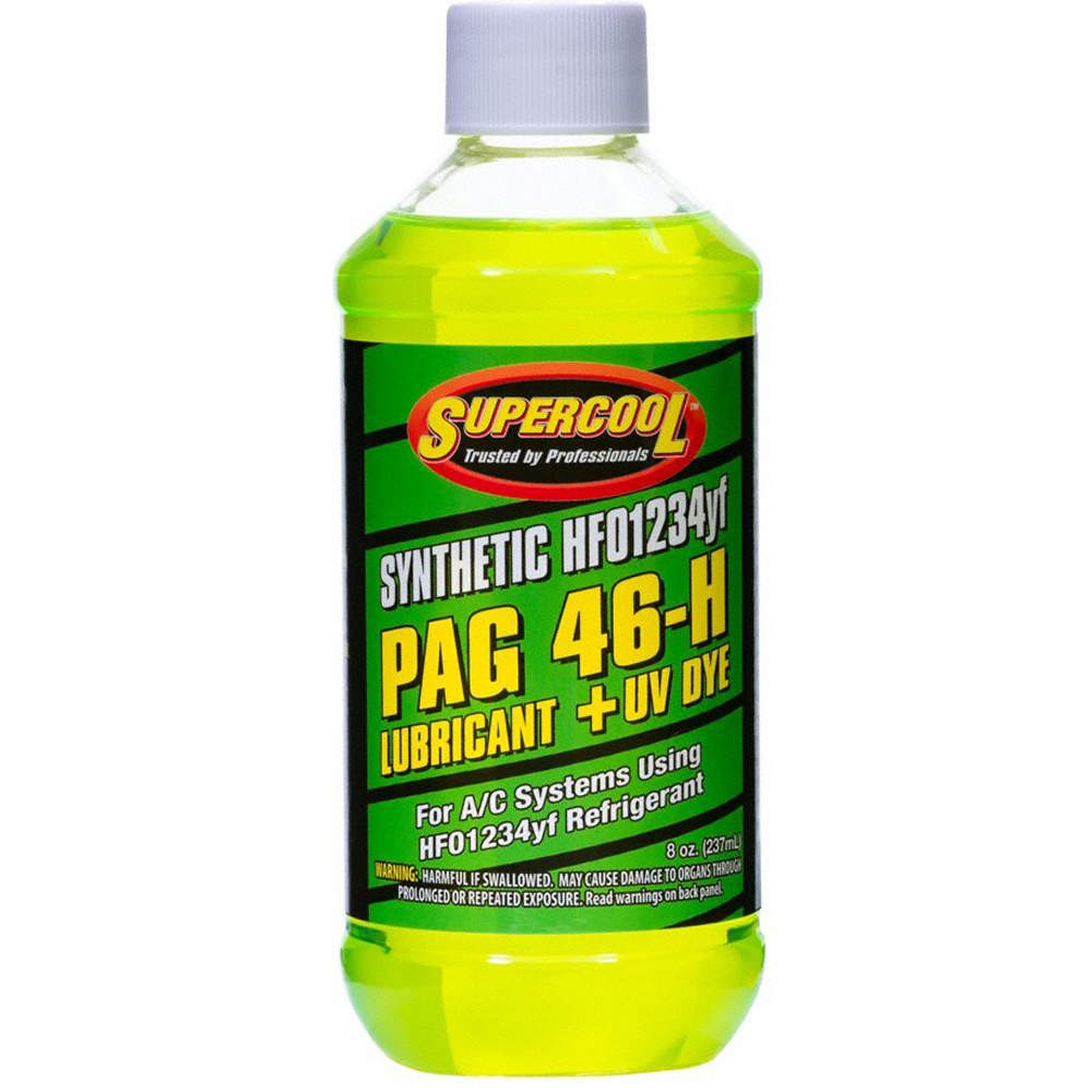 SUPERCOOL 27262D AC Refrigerants and Lubricant,8 oz,Green 812MP7