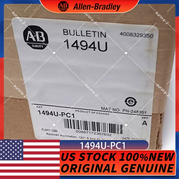 Allen Bradley 1494U-PC1 Disconnect Switch Fuse Protective Cover New Sealed