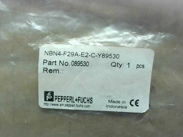 Pepperl Fuchs NBN4-F29A-E2-C-Y89530 Proximity Sensor 4 Pin Male – New No Box