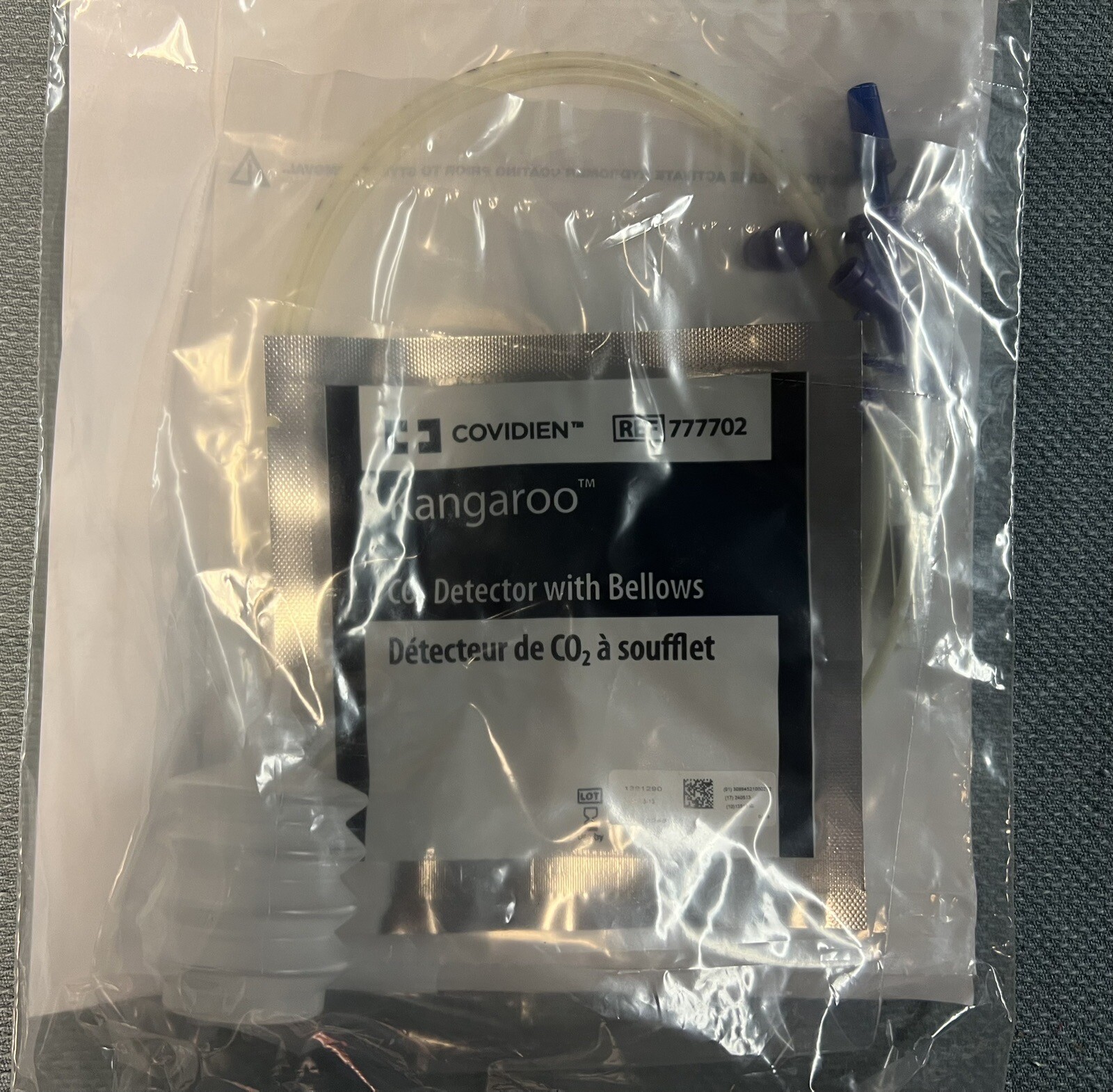 Covidien 711006CN Detector W/Bellows feeding Tube 10FR;43IN W/ STYLE&CN Exp 2024