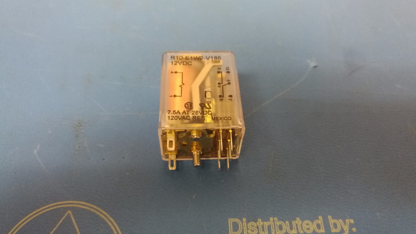 Potter & Brumfield R10-E1W2-V185 12VDC Relay NEW 8-1393765-9
