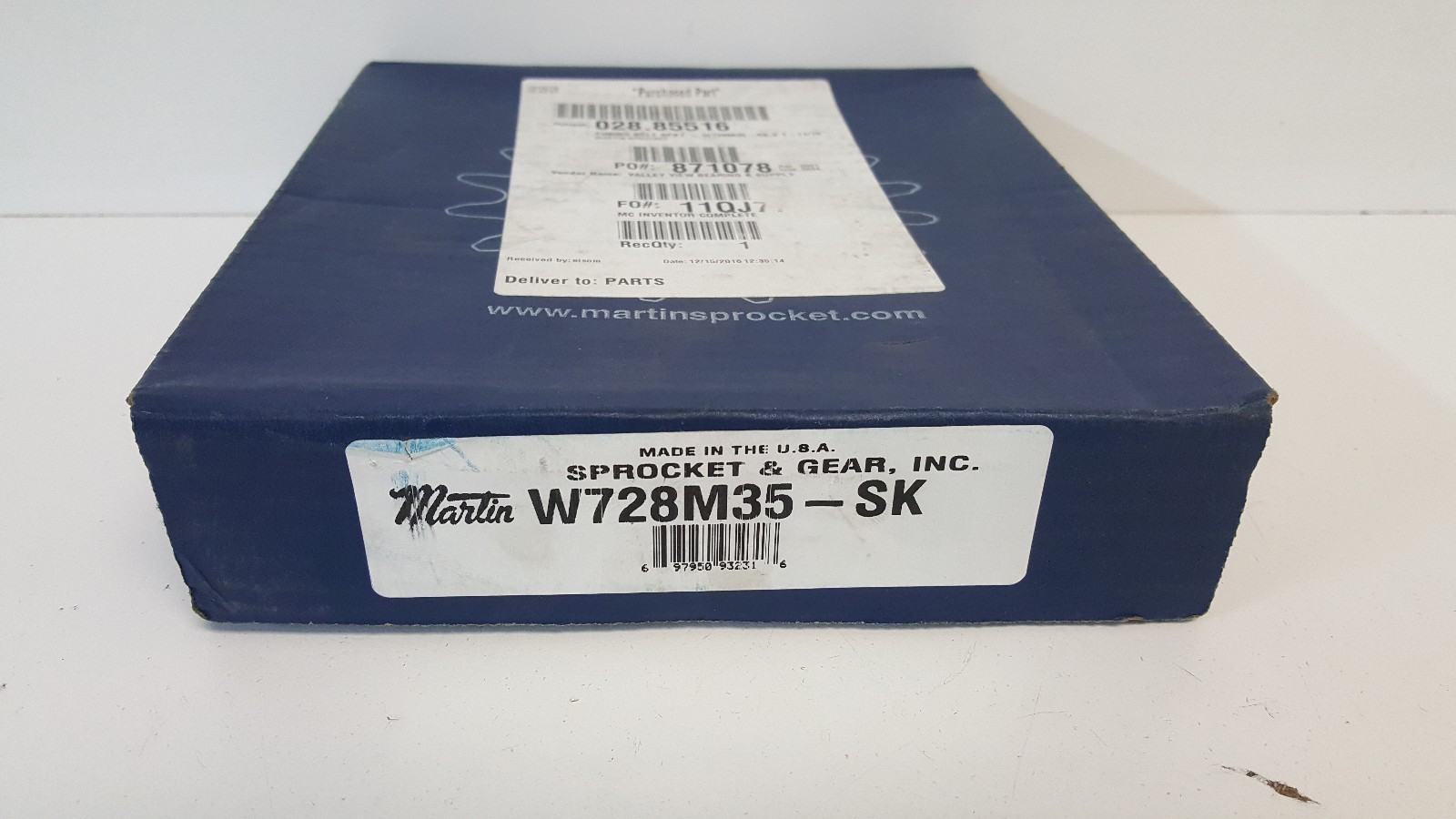 NEW IN BOX! MARTIN GEAR SPROCKET W728M35-SK