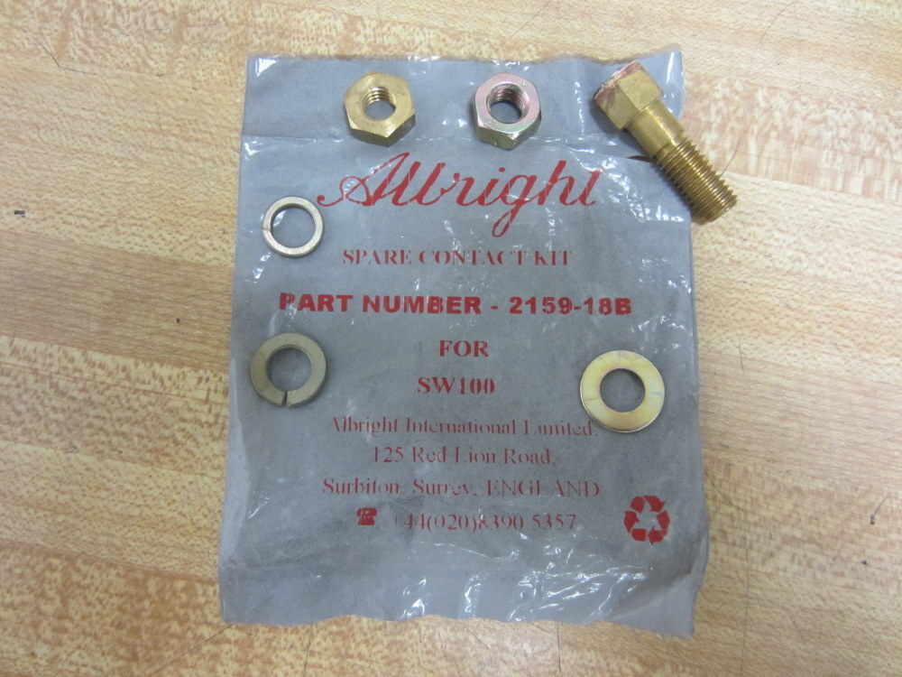 Albright 2159-18B Spare Contact Kit 215918B (Pack of 3)