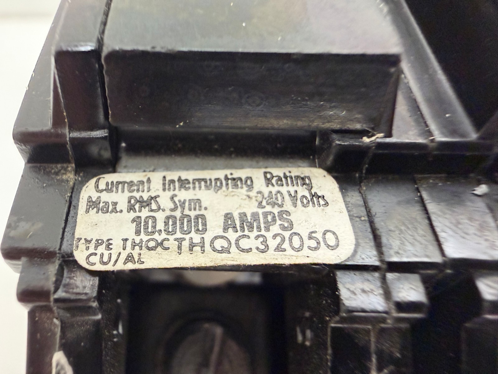 GOOD USED! GENERAL ELECTRIC GE 50A 240V 3-POLE CIRCUIT BREAKER THQC32050