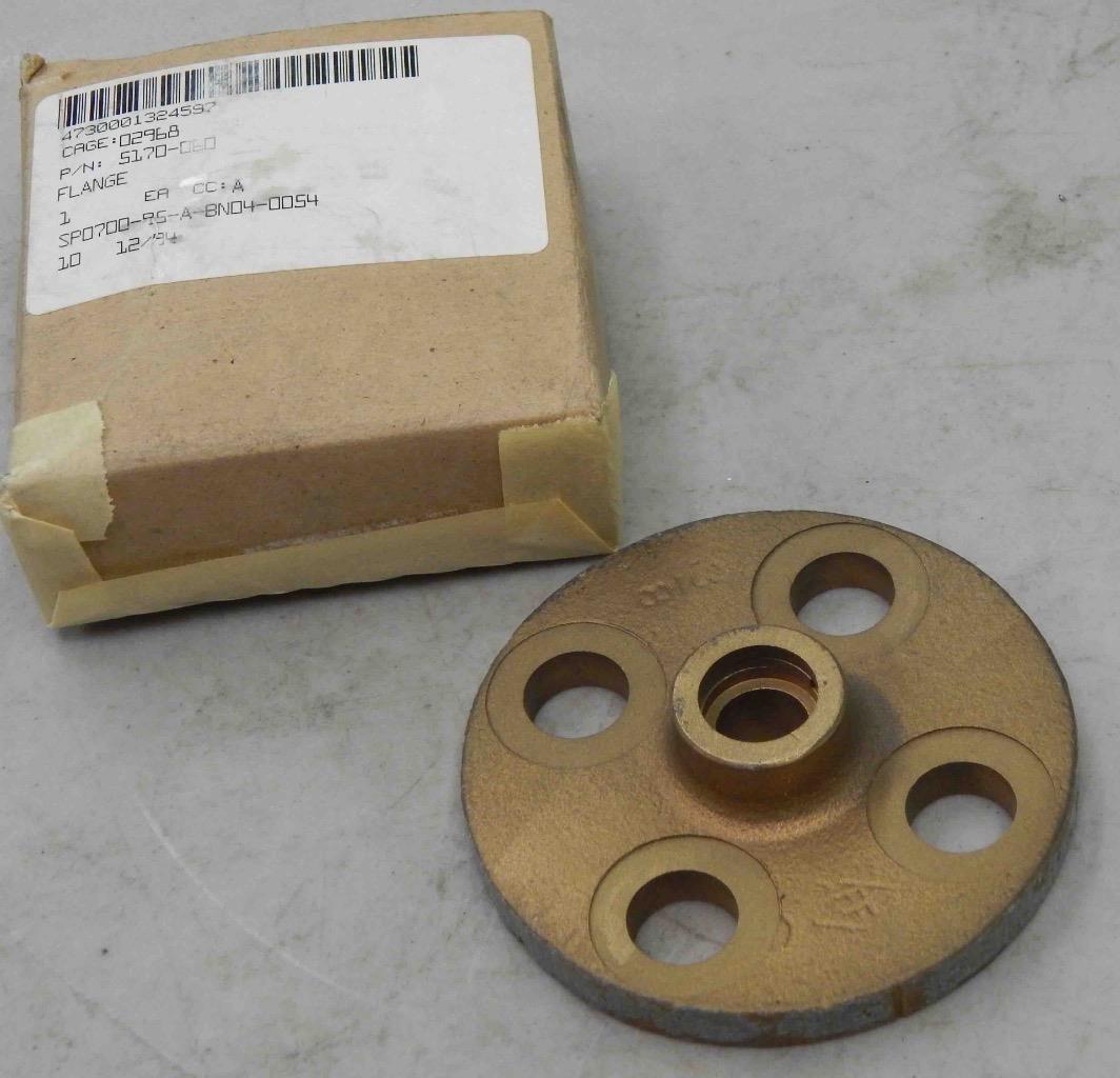 Copper Alloy Pipe Flange 3-1/2″ Dia 5170-060 4730-00-132-4597 NEW