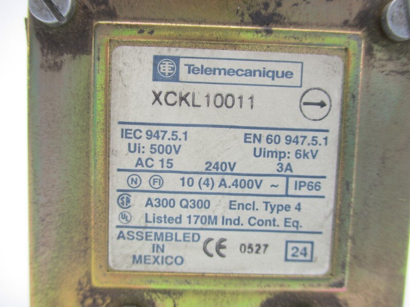 TELEMECANIQUE XCKL10011 W/ZCK-G00 500V 3A UNMP
