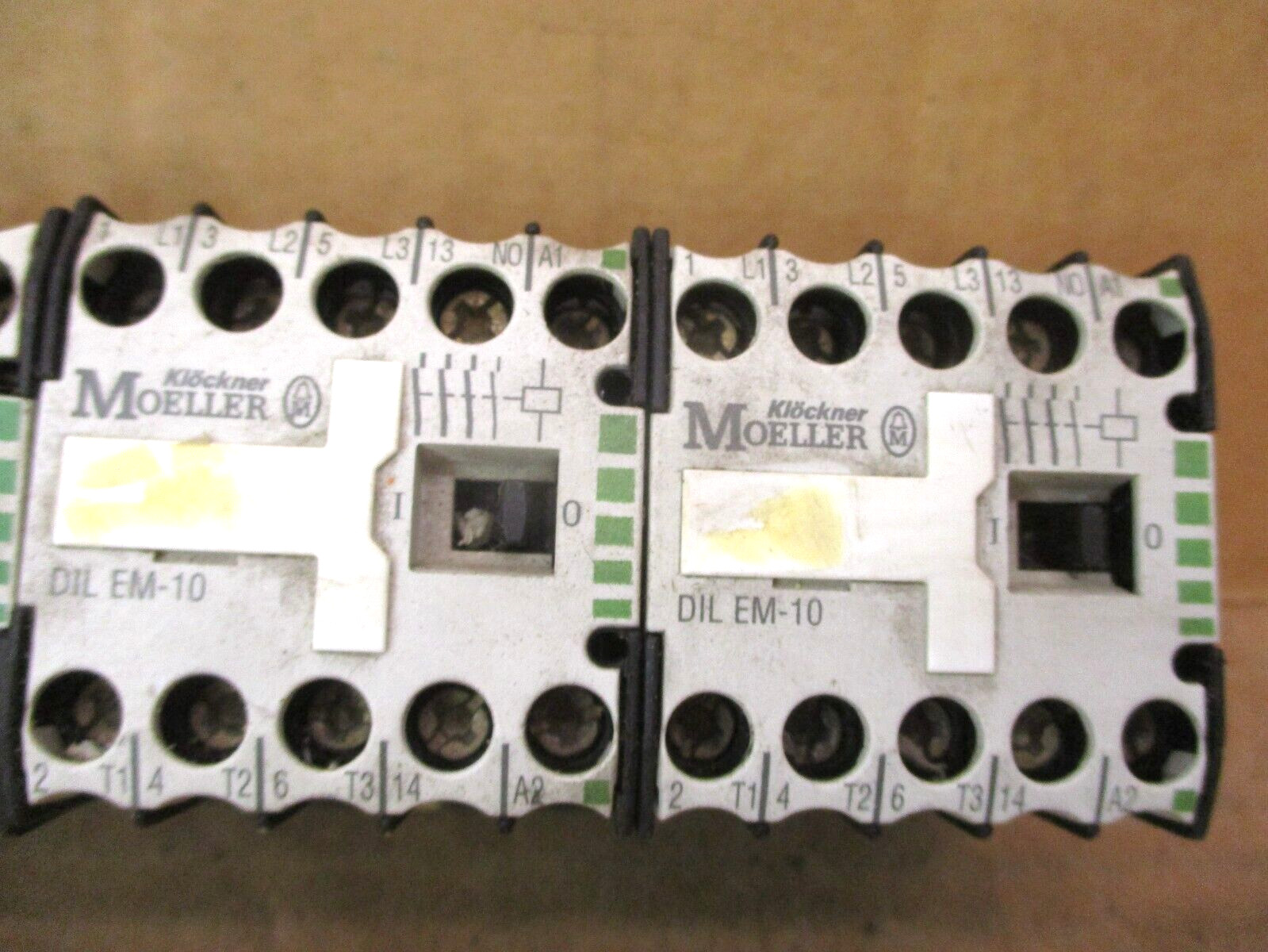 Klockner Moeller Contactors DIL EM-10 ER22-GI ER-31 ER-40 Lot of 5 Pcs 50097HM