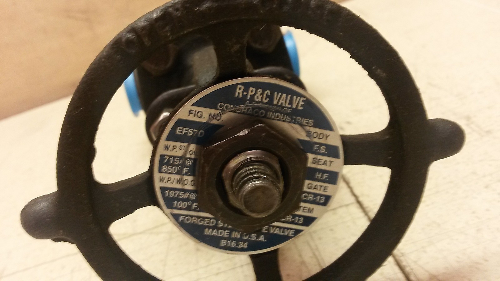 NOS RP&C Conbraco 1/2″ Gate Valve EF57D A105N 800 4820011924341