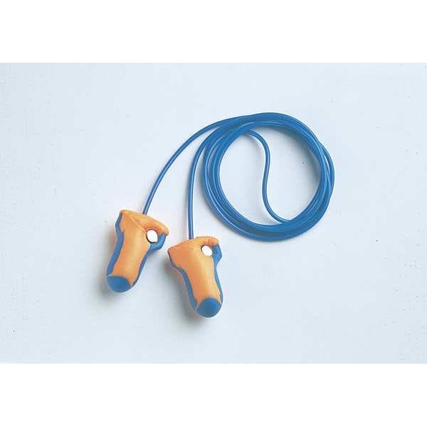 Howard Leight Lt-30 Lasertrak Disposable Corded Earplugs, Metal-Detectable,